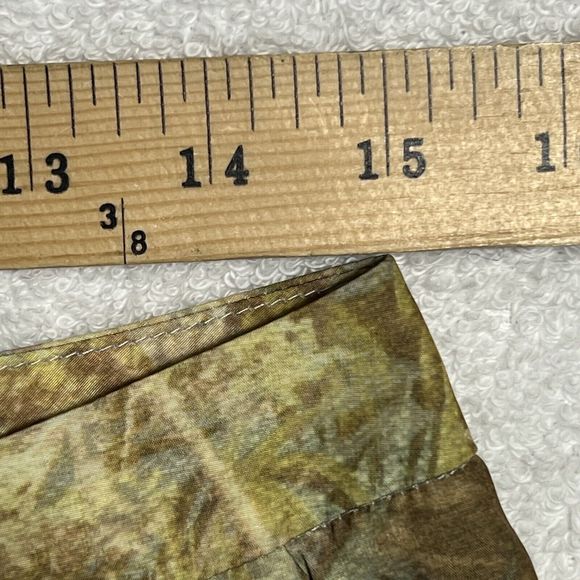 Floral Rayon Blend Pants Women's 4 Green Multi Allover Flower Print - Picture 6 of 16